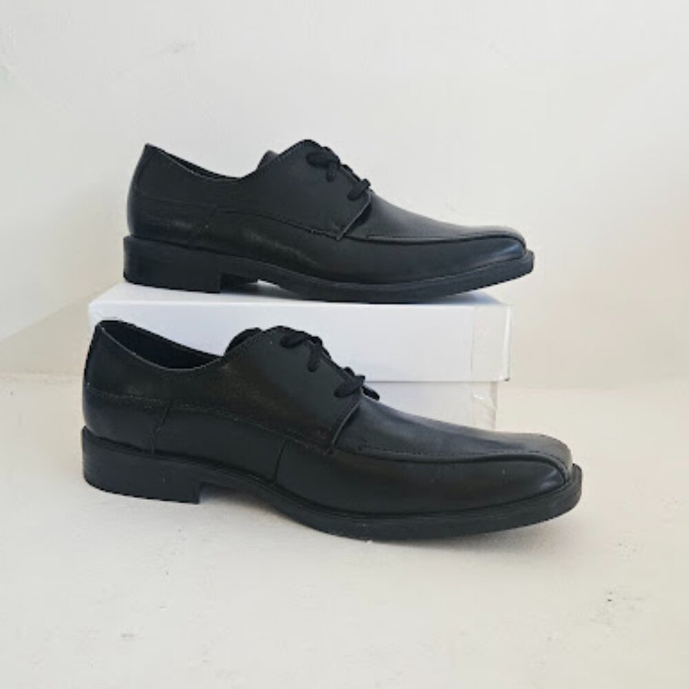 Kenneth Cole Reaction Men’s Black Leather Oxford Shoes